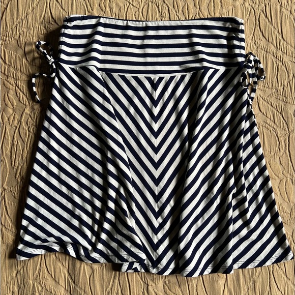 DAKINI STRIPED SKIRT SZ M Stretchy!! - Picture 2 of 6